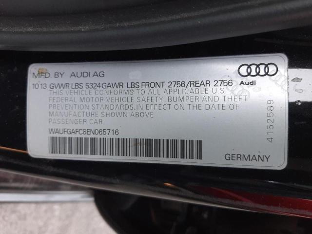 Photo 9 VIN: WAUFGAFC8EN065716 - AUDI A6 PREMIUM 