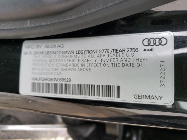 Photo 9 VIN: WAUFGAFC8GN069929 - AUDI A6 