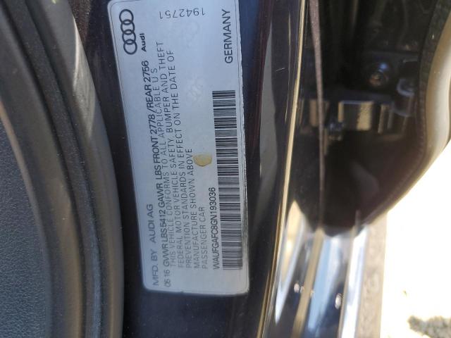 Photo 12 VIN: WAUFGAFC8GN193036 - AUDI A6 