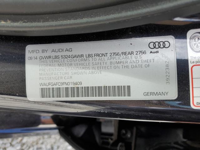 Photo 9 VIN: WAUFGAFC9FN019409 - AUDI A6 