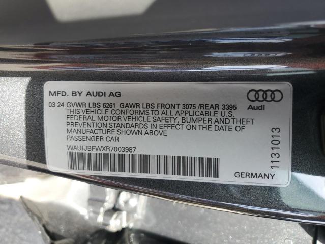 Photo 12 VIN: WAUFJBFWXR7003987 - AUDI E-TRON GT 