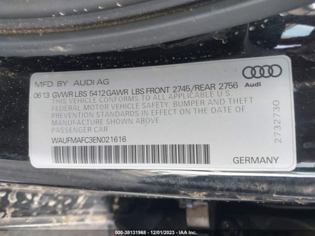 Photo 8 VIN: WAUFMAFC3EN021616 - AUDI A6 