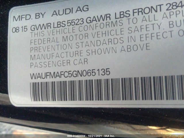 Photo 8 VIN: WAUFMAFC5GN065135 - AUDI A6 