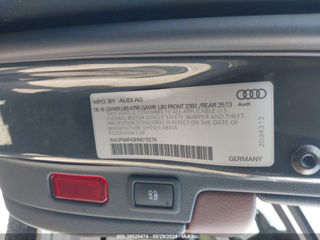 Photo 8 VIN: WAUFNAF43HN019276 - AUDI A4 