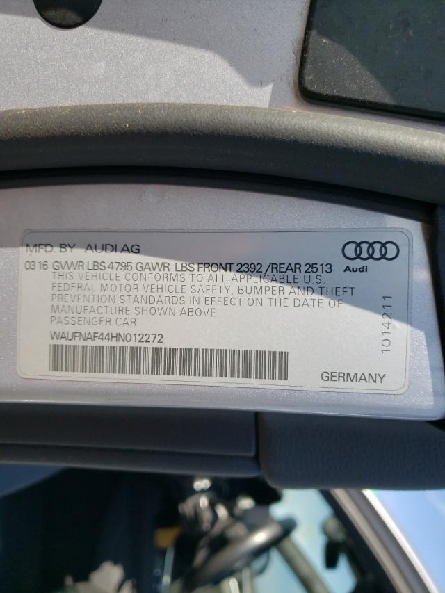 Photo 9 VIN: WAUFNAF44HN012272 - AUDI A4 PRESTIG 