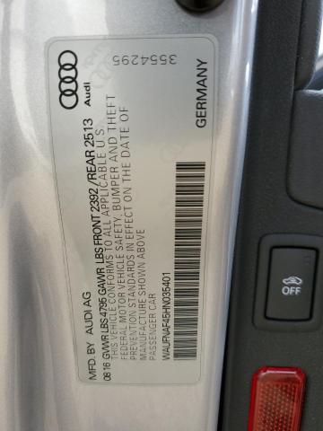 Photo 11 VIN: WAUFNAF45HN035401 - AUDI A4 PRESTIG 