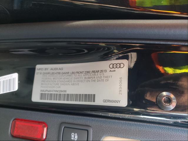 Photo 9 VIN: WAUFNAF47HN028496 - AUDI A4 