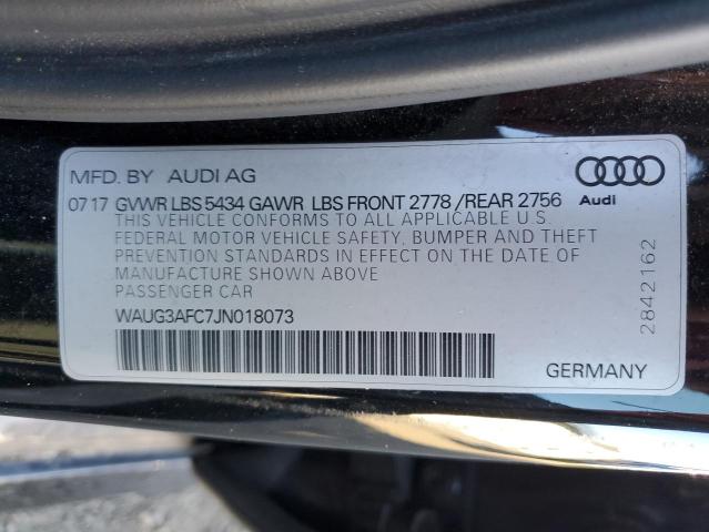 Photo 11 VIN: WAUG3AFC7JN018073 - AUDI A6 PREMIUM 