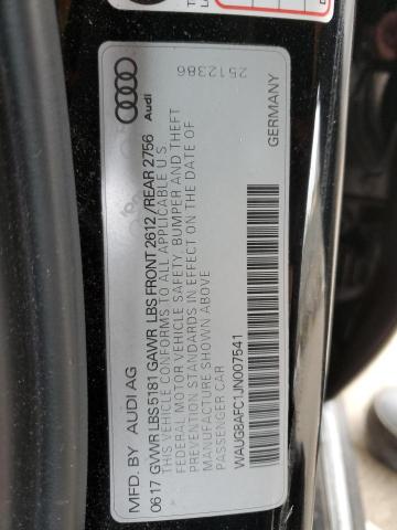 Photo 11 VIN: WAUG8AFC1JN007541 - AUDI A6 