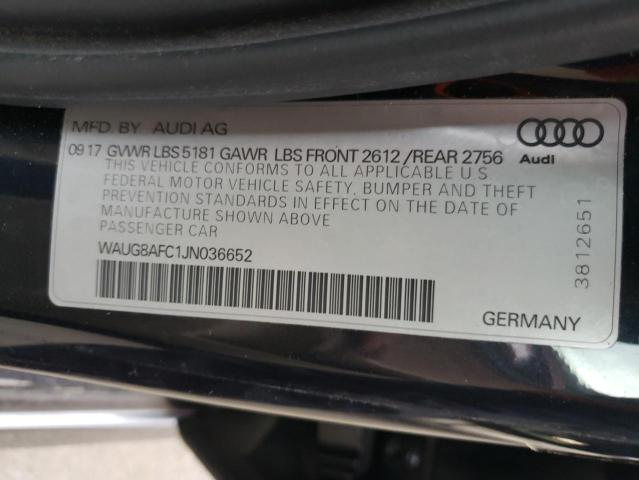 Photo 11 VIN: WAUG8AFC1JN036652 - AUDI A6 PREMIUM 