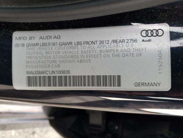 Photo 9 VIN: WAUG8AFC1JN100835 - AUDI A6 PREMIUM 