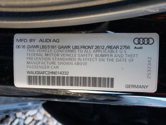 Photo 9 VIN: WAUG8AFC2HN014332 - AUDI A6 PREMIUM 