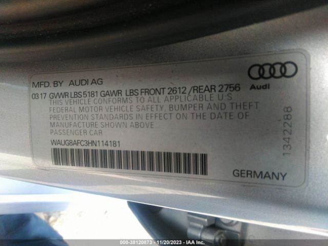 Photo 8 VIN: WAUG8AFC3HN114181 - AUDI A6 