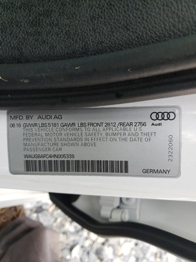 Photo 9 VIN: WAUG8AFC4HN005339 - AUDI A6 PREMIUM 