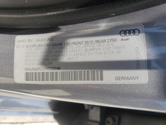 Photo 9 VIN: WAUG8AFC4JN022048 - AUDI A6 PREMIUM 