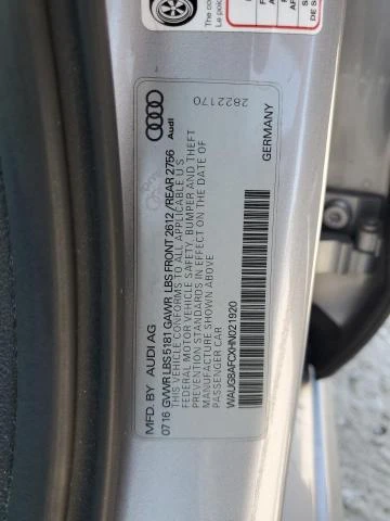 Photo 11 VIN: WAUG8AFCXHN021920 - AUDI A6 