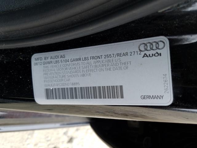 Photo 9 VIN: WAUGFAFC0DN018895 - AUDI A6 QUATTRO 