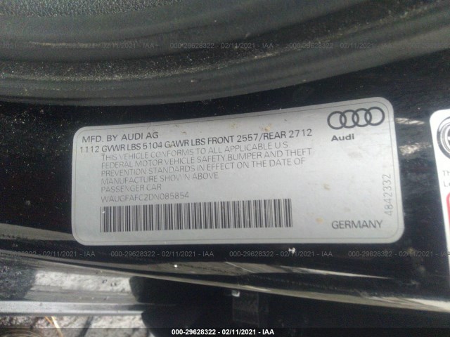 Photo 8 VIN: WAUGFAFC2DN085854 - AUDI A6 