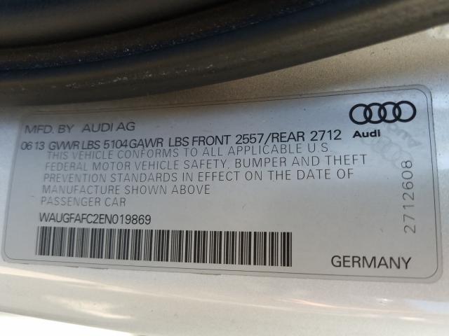 Photo 9 VIN: WAUGFAFC2EN019869 - AUDI A6 PREMIUM 