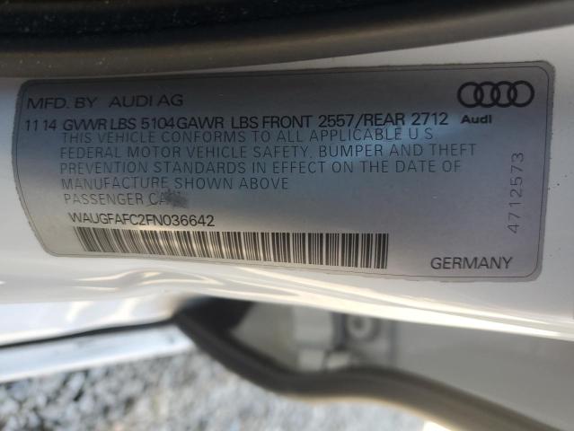 Photo 11 VIN: WAUGFAFC2FN036642 - AUDI A6 PREMIUM 