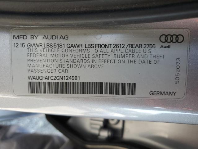 Photo 11 VIN: WAUGFAFC2GN124981 - AUDI A6 