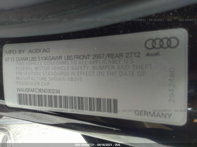 Photo 8 VIN: WAUGFAFC3EN030234 - AUDI A6 