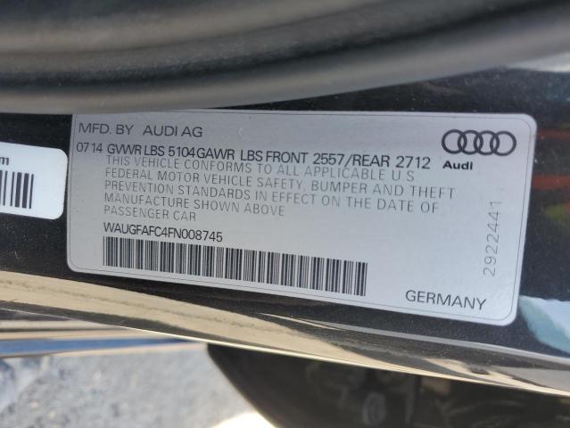 Photo 11 VIN: WAUGFAFC4FN008745 - AUDI A6 PREMIUM 