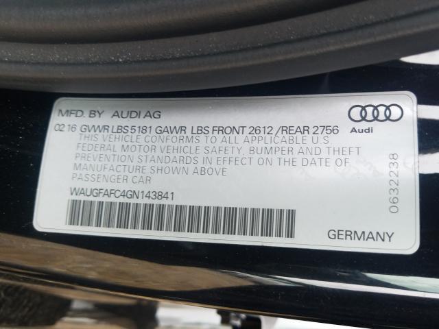 Photo 9 VIN: WAUGFAFC4GN143841 - AUDI A6 