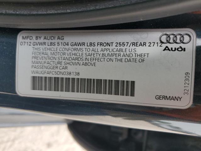 Photo 11 VIN: WAUGFAFC5DN038138 - AUDI A6 