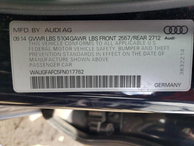 Photo 11 VIN: WAUGFAFC5FN017762 - AUDI A6 