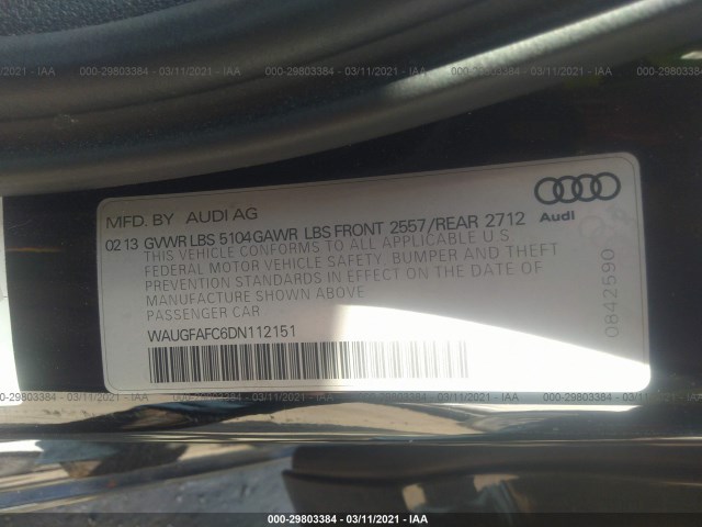 Photo 8 VIN: WAUGFAFC6DN112151 - AUDI A6 