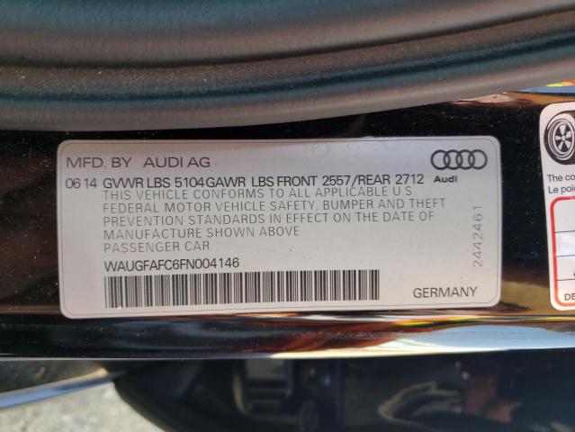 Photo 11 VIN: WAUGFAFC6FN004146 - AUDI A6 PREMIUM 