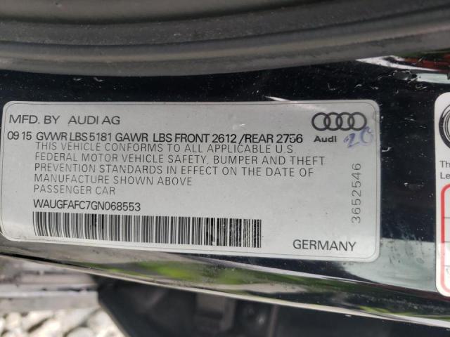 Photo 9 VIN: WAUGFAFC7GN068553 - AUDI A6 PREMIUM 