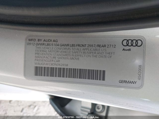 Photo 8 VIN: WAUGFAFC8DN062658 - AUDI A6 