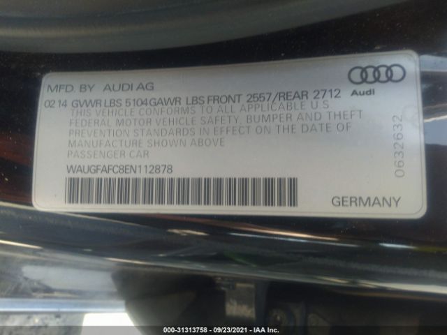 Photo 8 VIN: WAUGFAFC8EN112878 - AUDI A6 