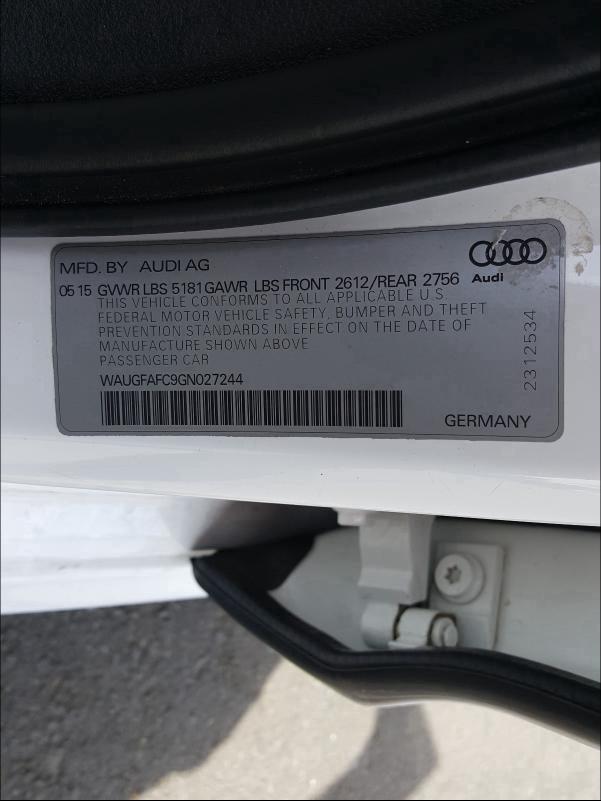 Photo 9 VIN: WAUGFAFC9GN027244 - AUDI A6 