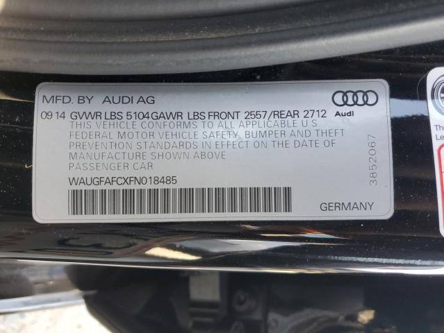 Photo 11 VIN: WAUGFAFCXFN018485 - AUDI A6 