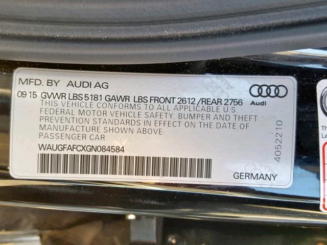 Photo 9 VIN: WAUGFAFCXGN084584 - AUDI A6 