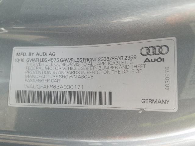 Photo 9 VIN: WAUGFAFR6BA030171 - AUDI A5 PREMIUM 