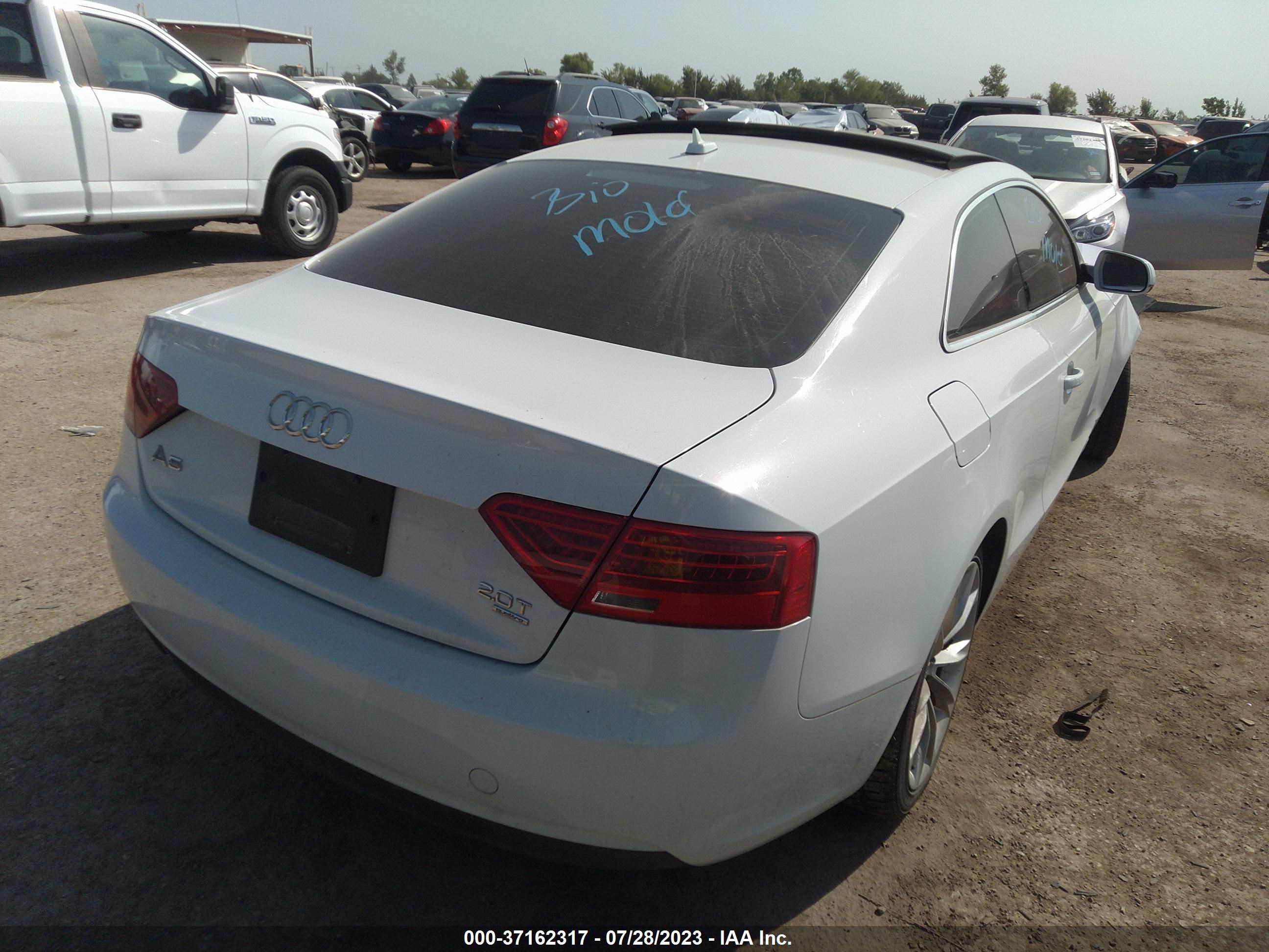 Photo 3 VIN: WAUGFAFR7DA011325 - AUDI A5 