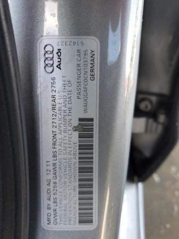 Photo 12 VIN: WAUGGAFC0CN103795 - AUDI A6 