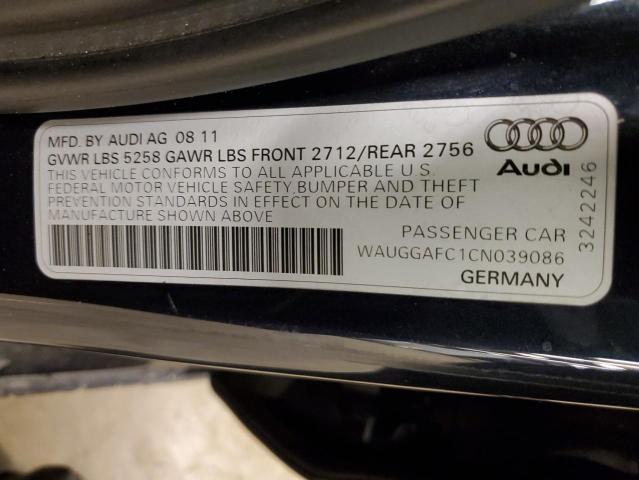 Photo 11 VIN: WAUGGAFC1CN039086 - AUDI A6 