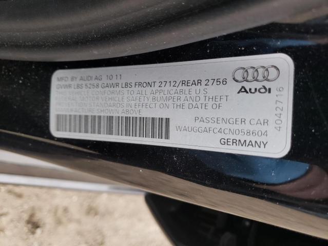 Photo 9 VIN: WAUGGAFC4CN058604 - AUDI A6 