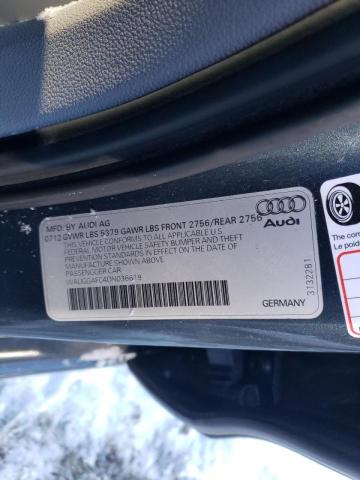 Photo 9 VIN: WAUGGAFC4DN036619 - AUDI A6 PREMIUM 