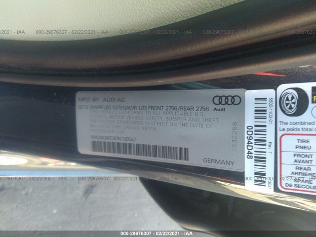 Photo 6 VIN: WAUGGAFC4DN130547 - AUDI A6 