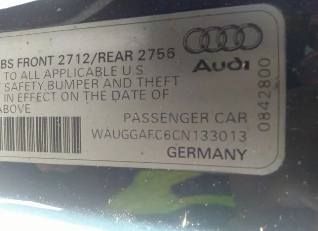 Photo 8 VIN: WAUGGAFC6CN133013 - AUDI A6 