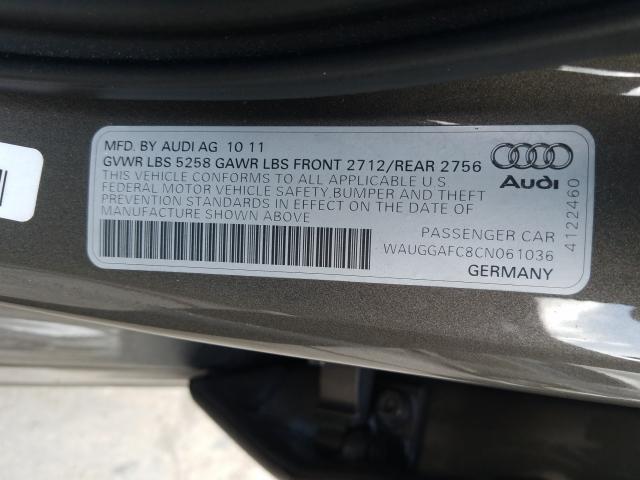 Photo 9 VIN: WAUGGAFC8CN061036 - AUDI A6 PREMIUM 