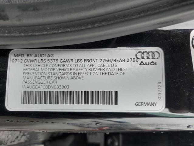 Photo 12 VIN: WAUGGAFC8DN033903 - AUDI A6 PREMIUM 