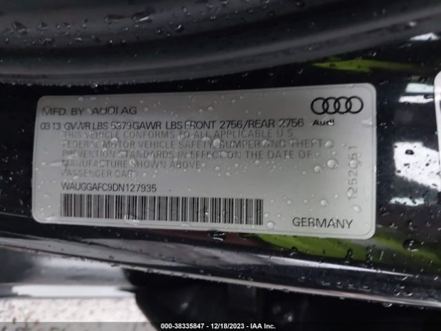 Photo 8 VIN: WAUGGAFC9DN127935 - AUDI A6 