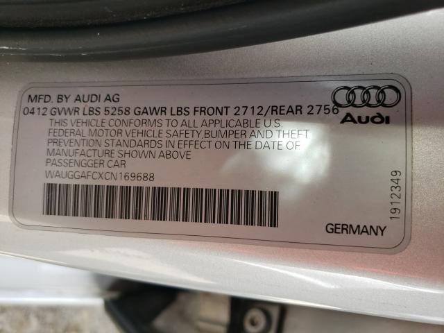 Photo 9 VIN: WAUGGAFCXCN169688 - AUDI A6 PREMIUM 